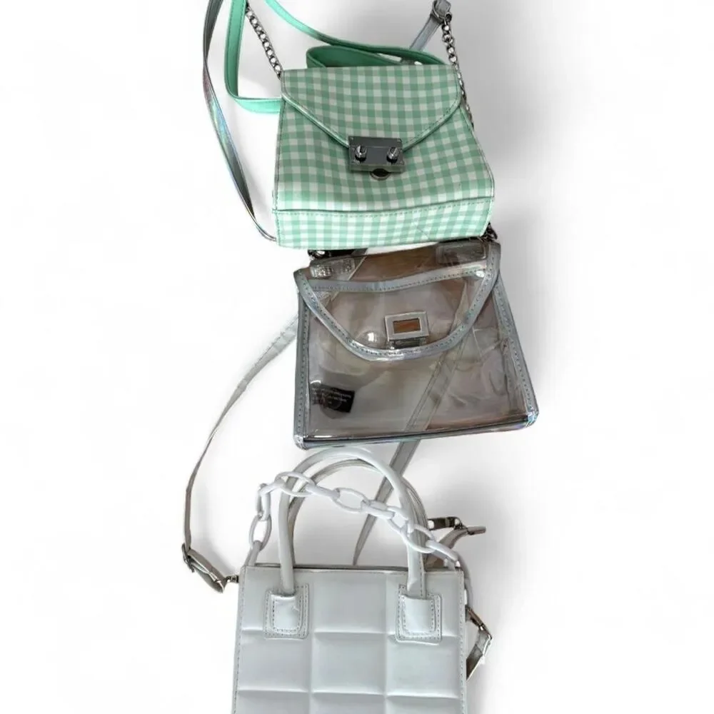 Unbranded Women's White and Green Bag